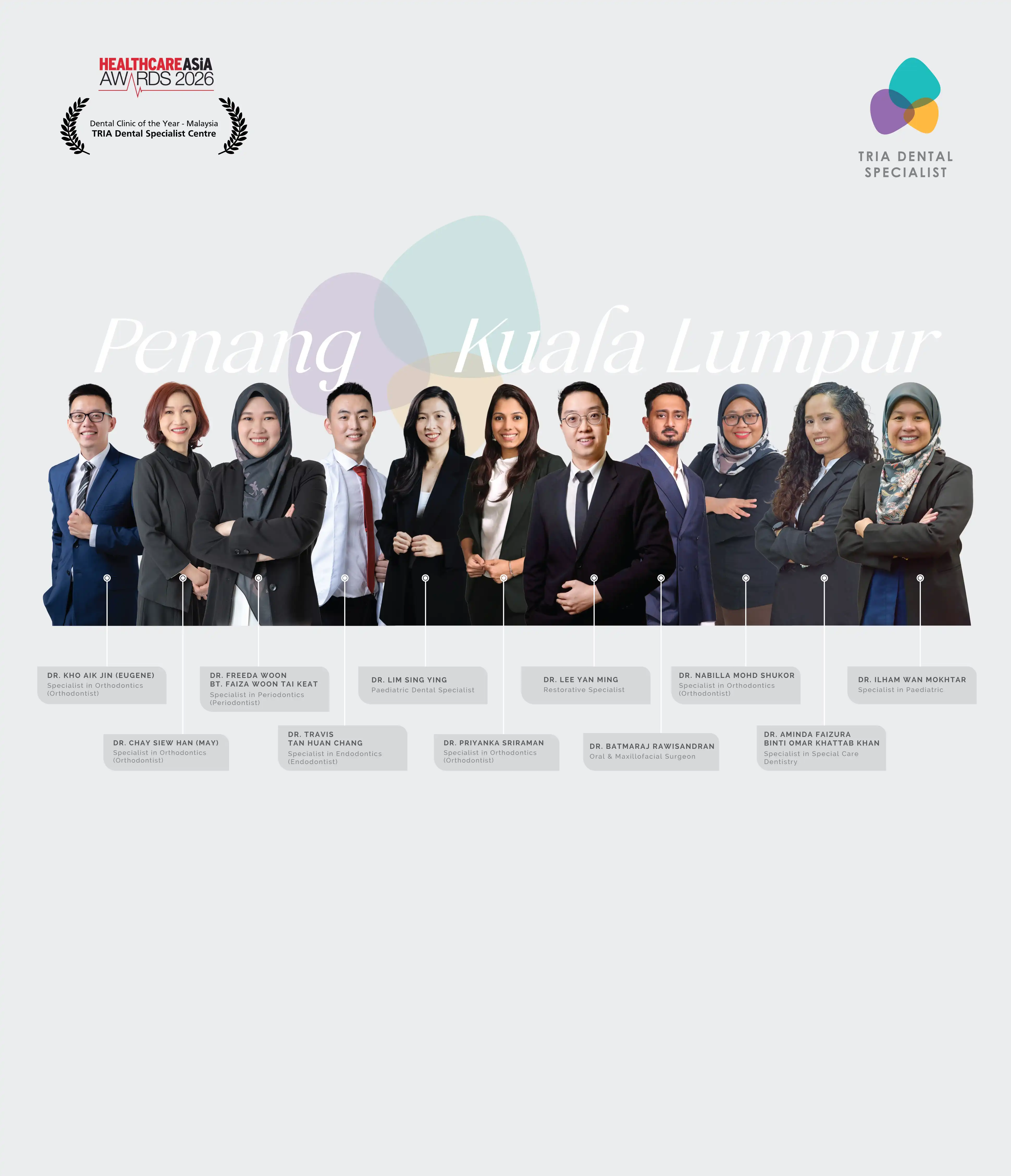 TRIA Dental Specialist Mobile Banner